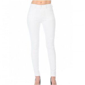 Wax Jeans White High Waist Skinny Jeans Sz 1